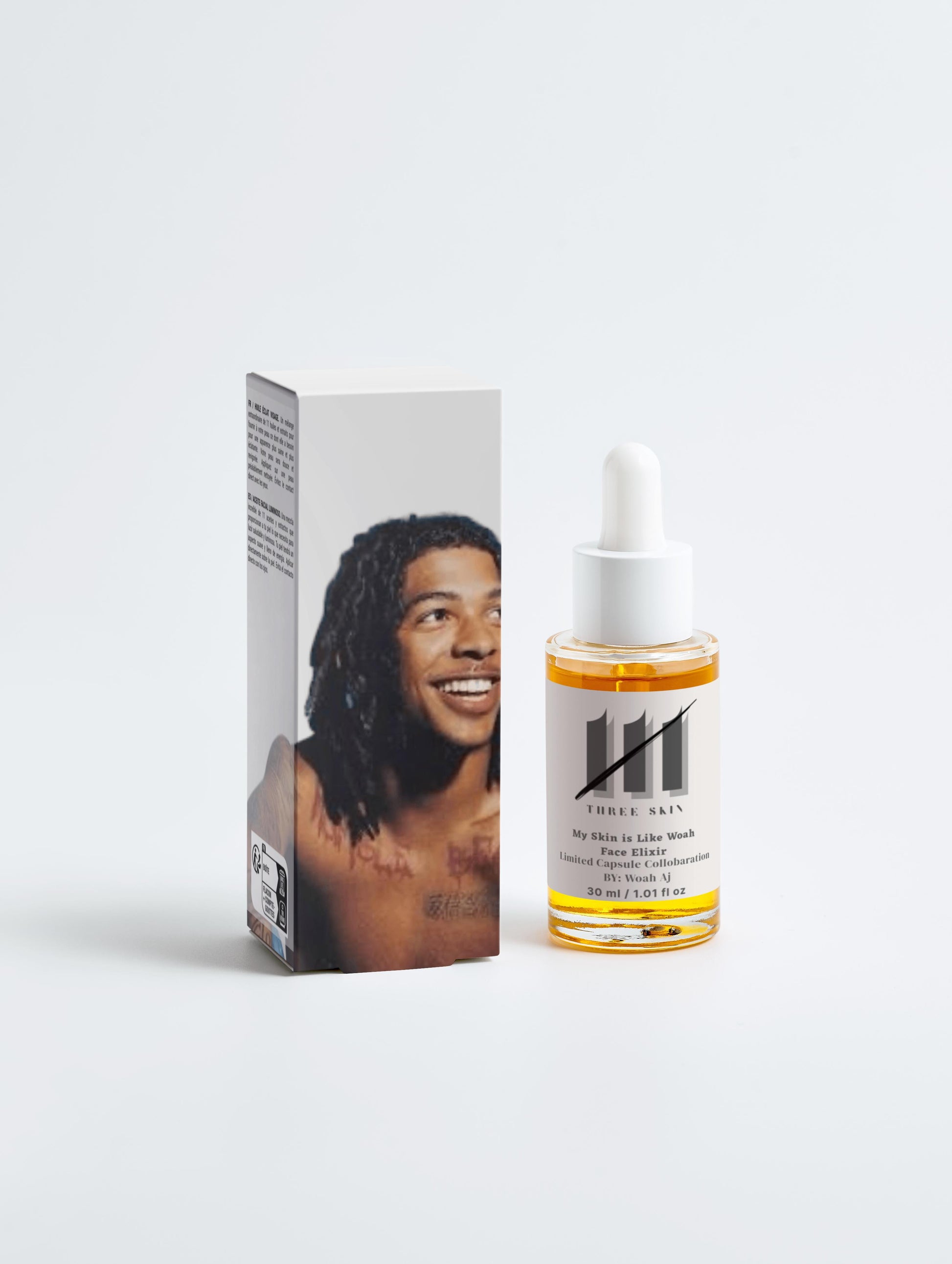 My Skin is Like Woah Facial Elixir -- Three Skin X Woah Aj