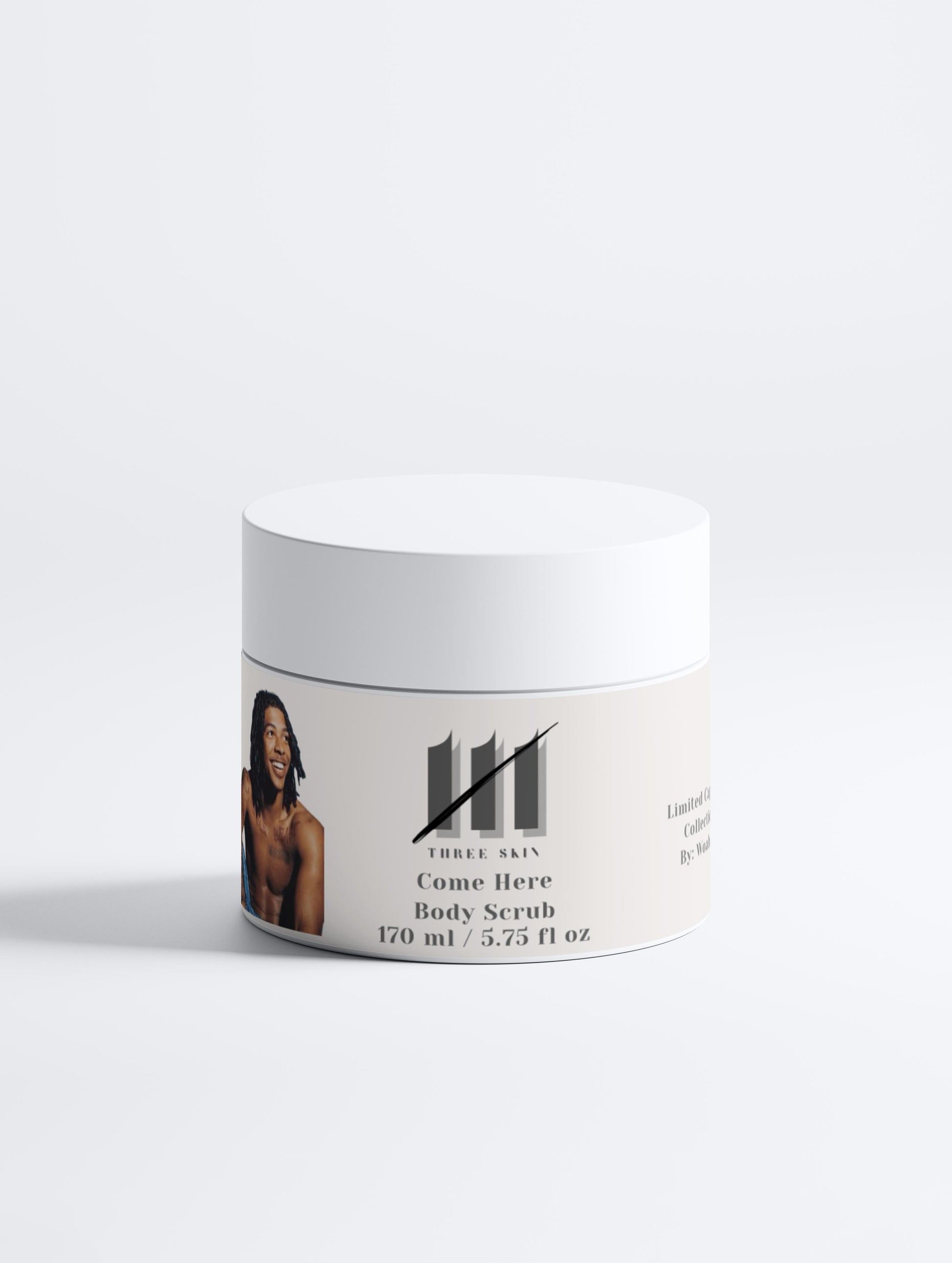 Come Here Body Scrub Three Skin x Woah AJ