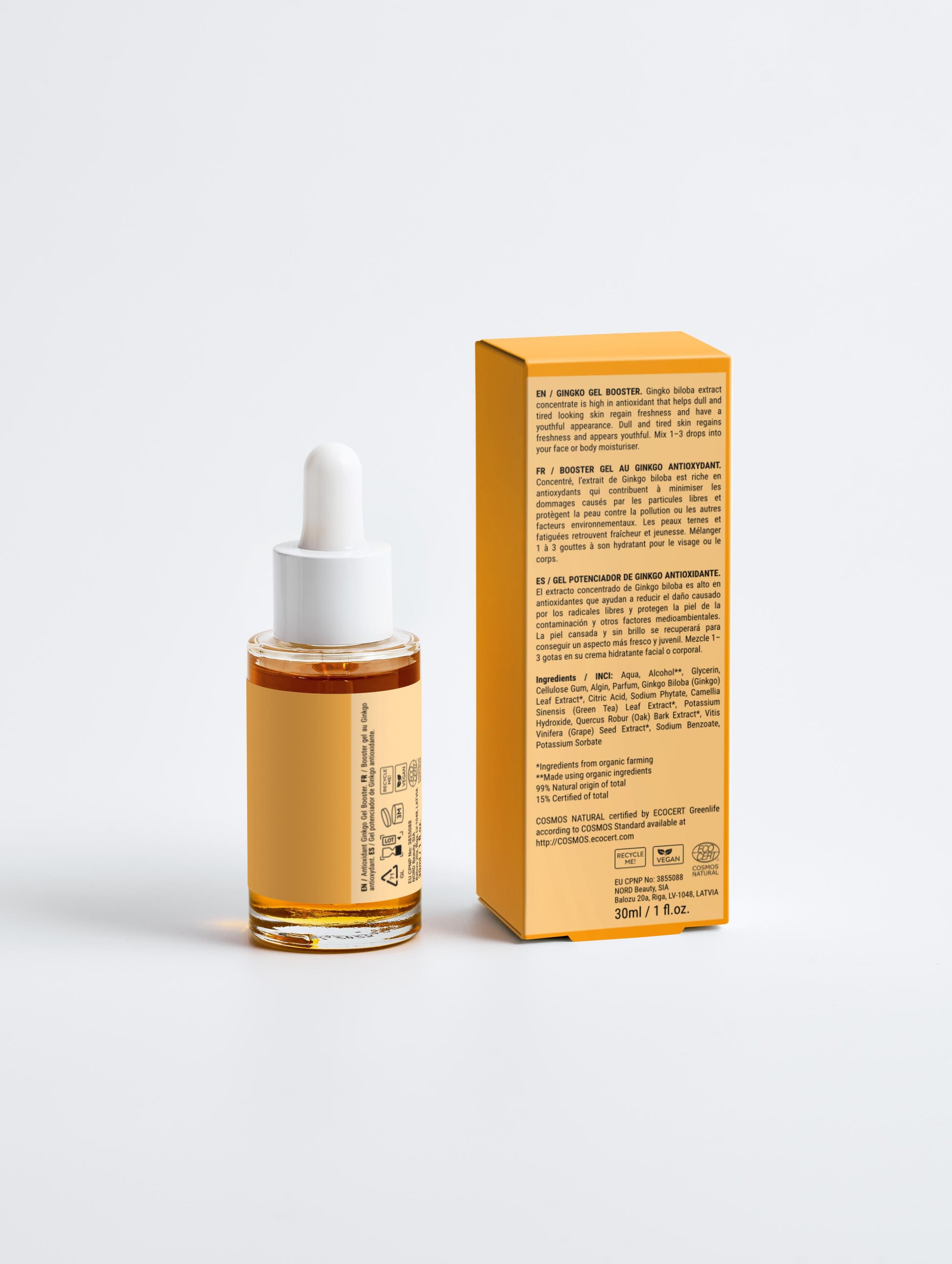 Antioxidant Ginkgo Gel Booster